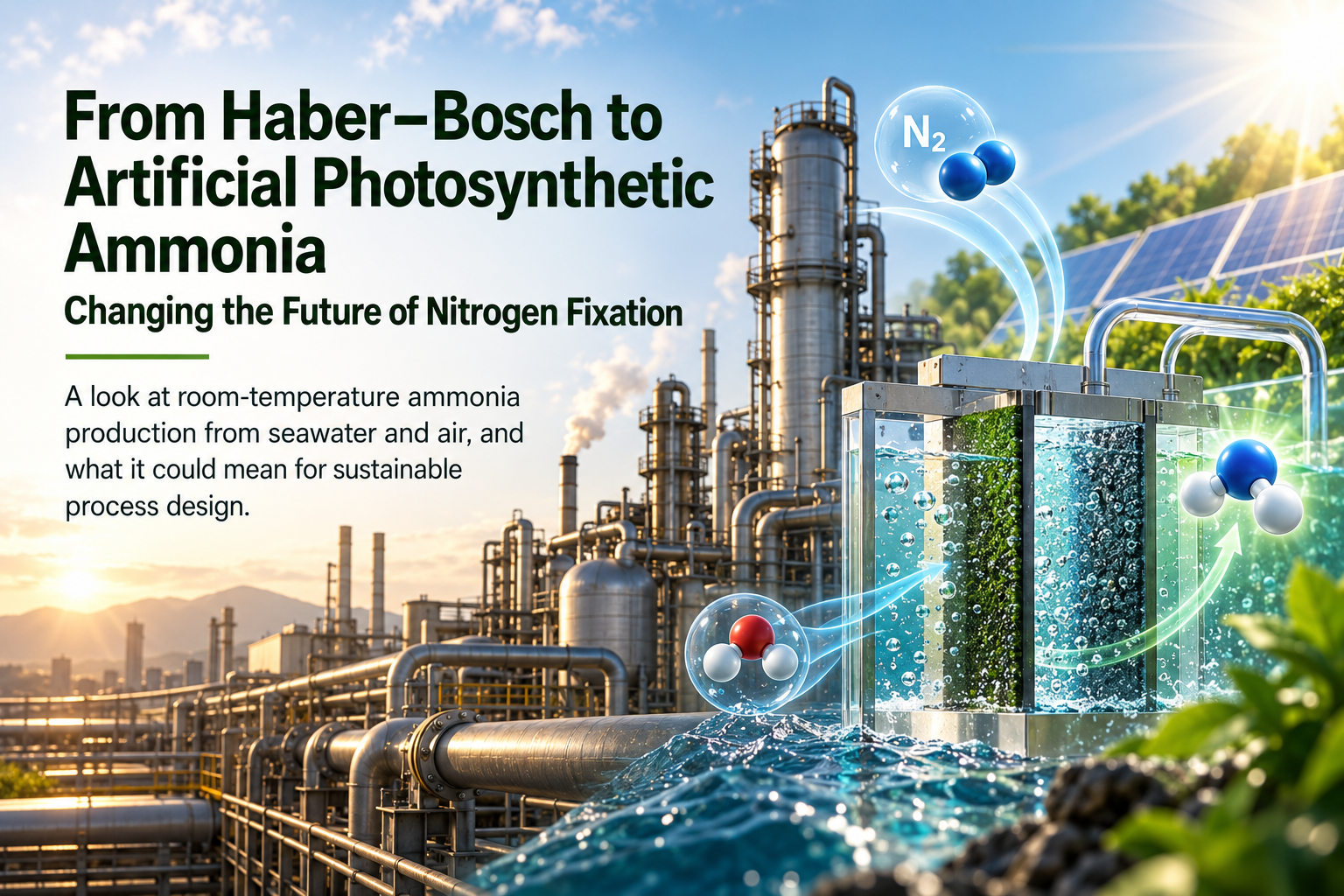 From Haber–Bosch to Artificial Photosynthetic Ammonia