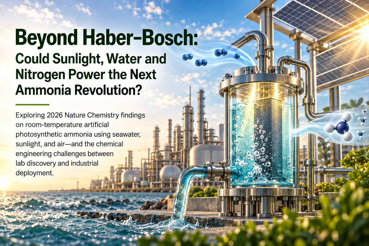 Beyond Haber–Bosch: Could Sunlight, Water and Nitrogen Power the Next Ammonia Revolution?