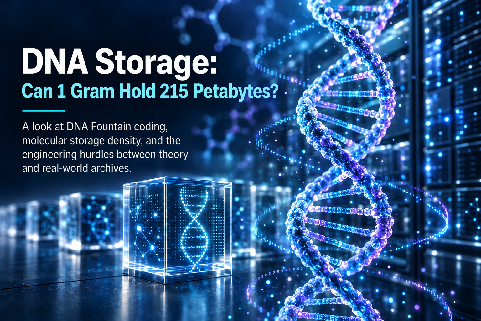 DNA Storage: Can 1 Gram Hold 215 Petabytes?